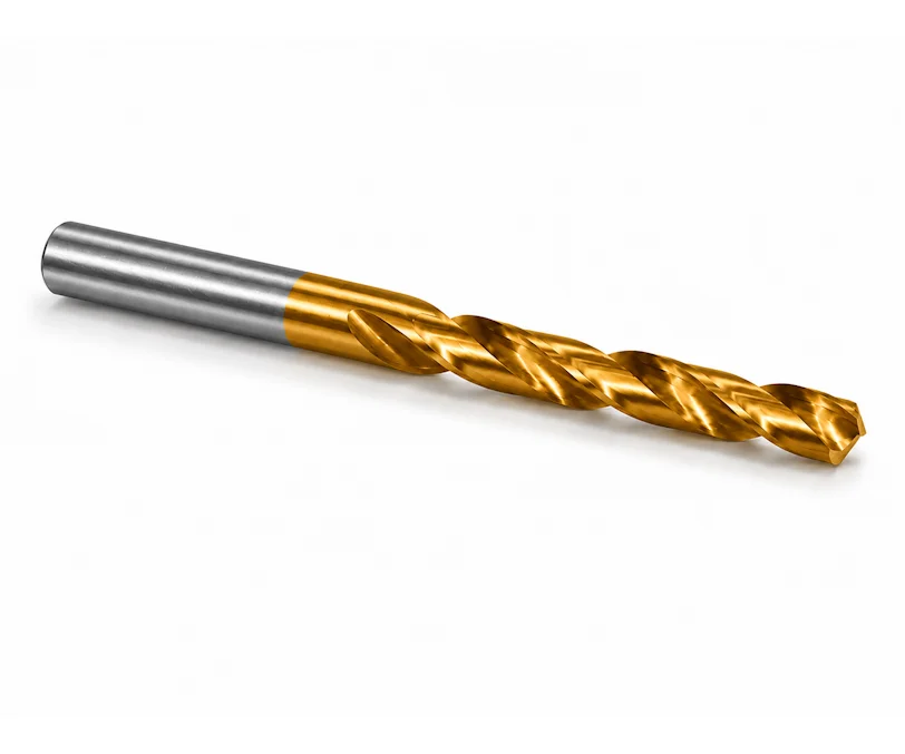 Сверло по металлу 1 мм с покрытием TiN (1*12*34 HSS DIN338) 1,0-HSS(4241)-DIN338-TiN (MetalCraft)