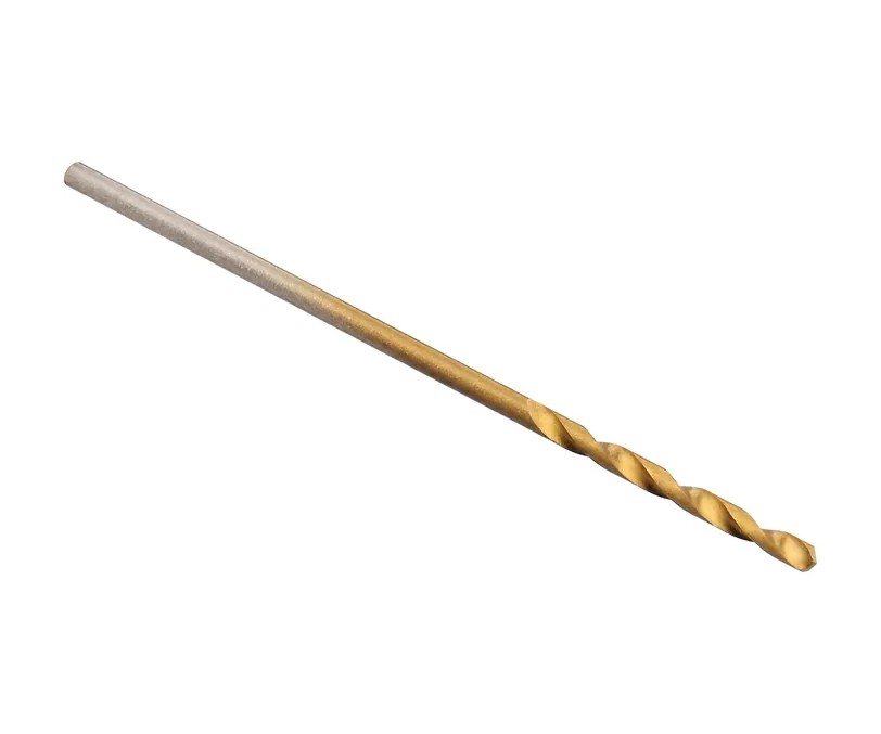 Сверло по металлу 1 мм с покрытием TiN (1*12*34 HSS DIN338) 1,0-HSS(4241)-DIN338-TiN (MetalCraft)