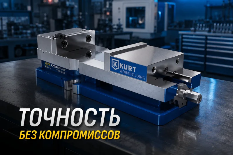 Новинка каталога: прецизионные тиски Kurt серии DX