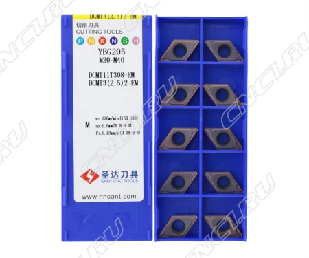 DCMT11T308-EM-YBG205 Пластина токарная