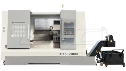 ТСК60D/DY-1000 Токарный станок с ЧПУ: макс. диаметр над станиной Ø600 мм, макс. длина точения 1000 мм, с приводным инструментом, с дополнительной осью Y.