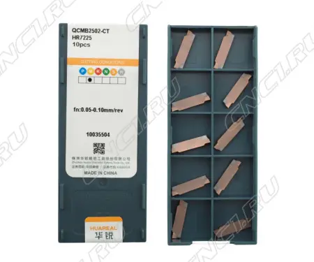 QCMB2502-CT-HR7225 Пластина отрезная, канавочная