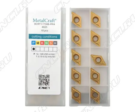 DCMT11T308-PM4-4025 Пластина токарная