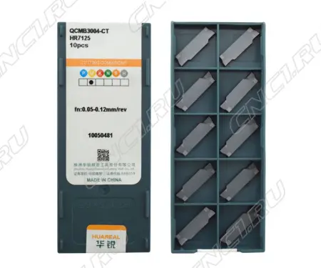 QCMB3004-CT-HR7125 Пластина отрезная, канавочная
