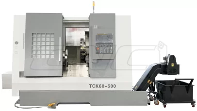 ТСК60D/DY-500 Токарный станок с ЧПУ: макс. диаметр над станиной Ø600 мм, макс. длина точения 500 мм, с приводным инструментом, с дополнительной осью Y.
