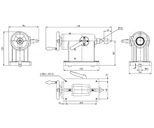 4-осевой поворотный стол AR-250R (Fanuc) в комплекте