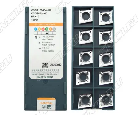 CCGT120404-AK-HRK10 Пластина токарная
