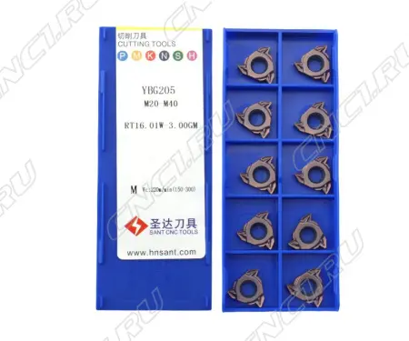 RT16.01W-3.00GM-YBG205 Пластина резьбовая