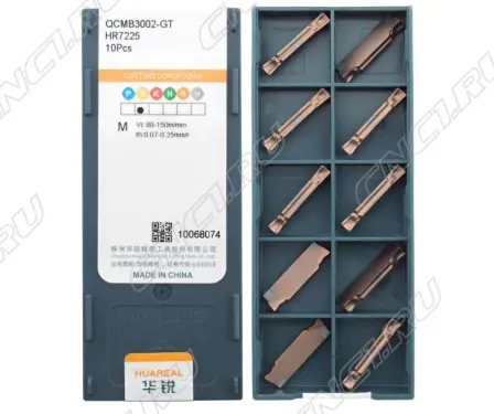 QCMB3004-CT-HR7225 Пластина отрезная, канавочная