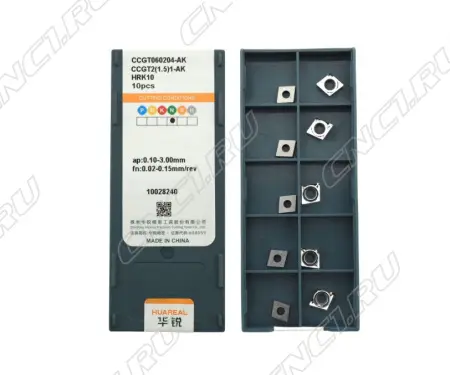 CCGT060204-AK-HRK10 Пластина токарная