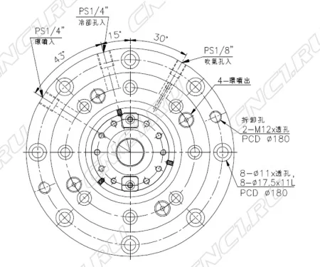 Шпиндель фрезерный Kenturn KCA1410Z-A-11-8YU-48T