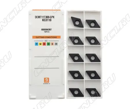 DCMT11T308-GPK-KC3110 Пластина токарная