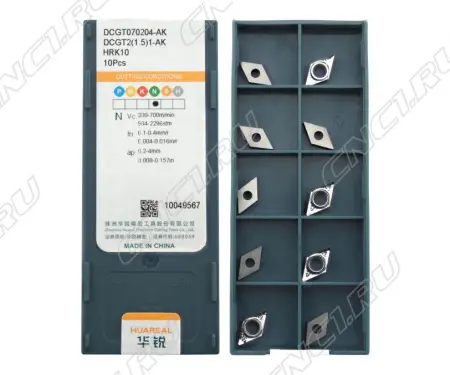 DCGT070204-AK-HRK10 Пластина токарная