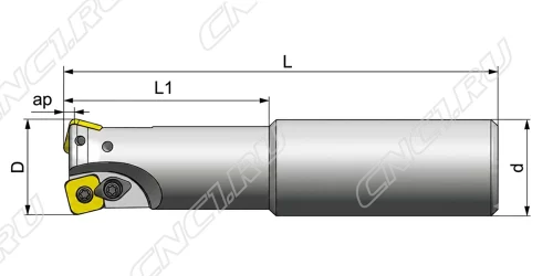 Чертеж XK01.12Z32.040.03 Фреза концевая