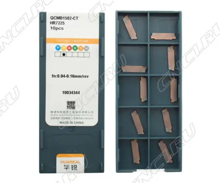 QCMB1502-CT-HR7225 Пластина отрезная, канавочная