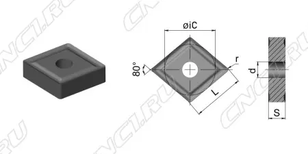 CNMG120408-MS LF6118 Пластина токарная