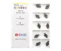 GEL250-125CR Пластина канавочная радиусная