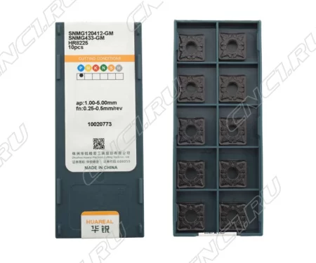 SNMG120412-GM-HR8225 Пластина токарная для стали, получистовая обработка