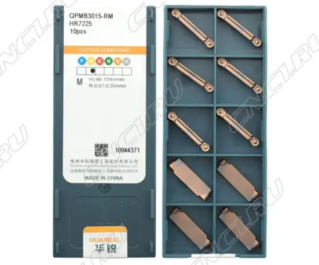QPMB3015-RM-HR7225 Пластина отрезная, канавочная