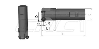 RF02 Фрезы со сменными пластинами