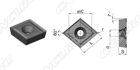 CNMG120408-NM-YBG105 Пластина токарная