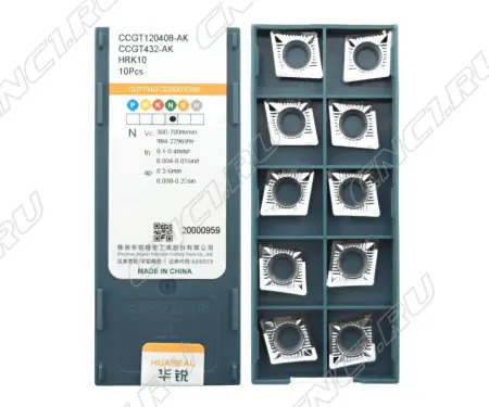CCGT120408-AK-HRK10 Пластина токарная