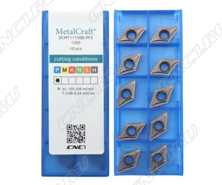 DCMT11T308-PF3-1305 Пластина токарная