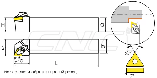 DTGNR / DTGNL Резцы (державки) для наружного точения 