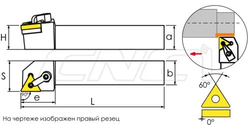 MTGNR / MTGNL Резцы (державки) для наружного точения 