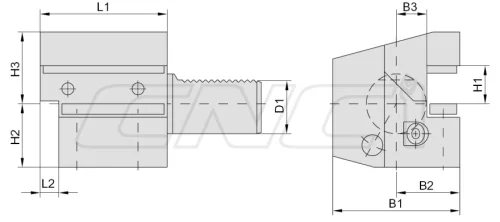 Блоки инструментальные VDI серии VDI-C3
