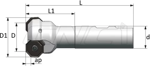 AF06 Фрезы со сменными пластинами