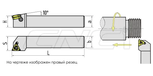 Державки резьбовые SWR / SWL