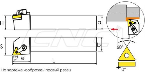 MTJNR / MTJNL Резцы (державки) для наружного точения 