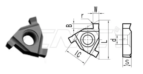 Пластины отрезные и канавочные T11/T16