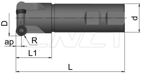 RF01 Фрезы со сменными пластинами