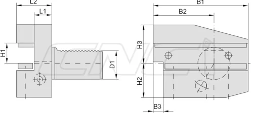 Блоки инструментальные VDI серии VDI-B8