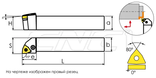 PWLNR / PWLNL Резцы (державки) для наружного точения 