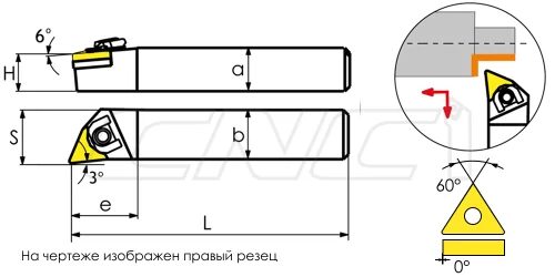 WTJNR / WTJNL Резцы (державки) для наружного точения 