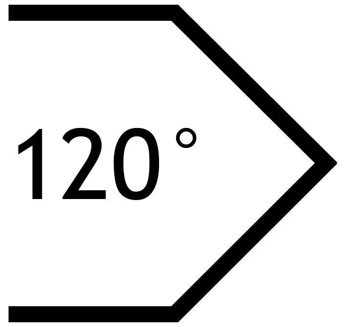 Фасочные 120°