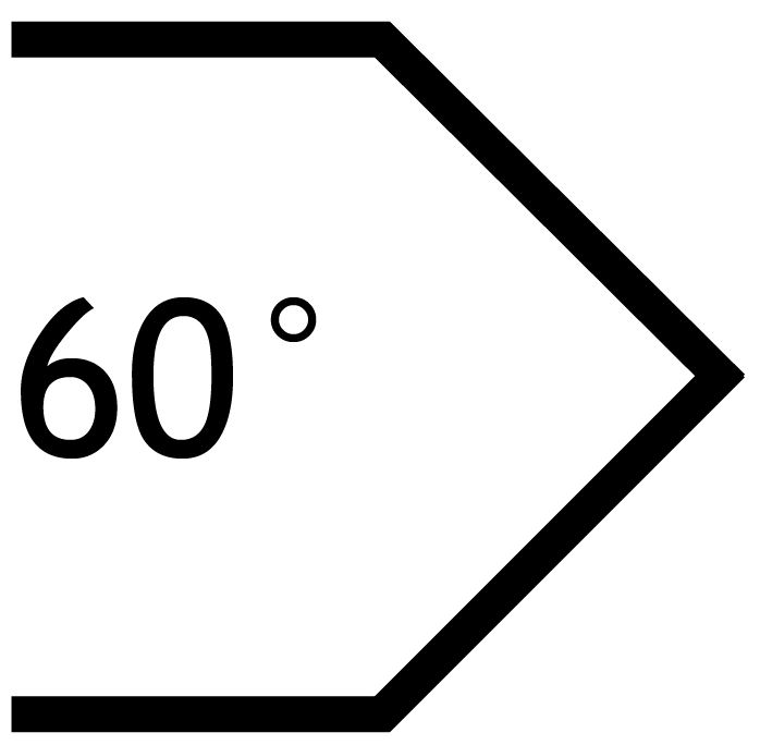 Фасочные 60°