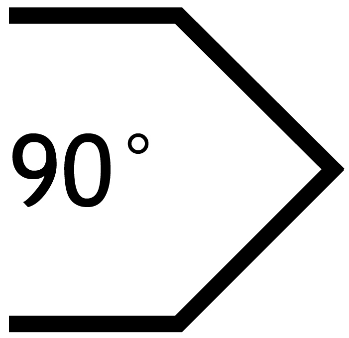 Фасочные 90°